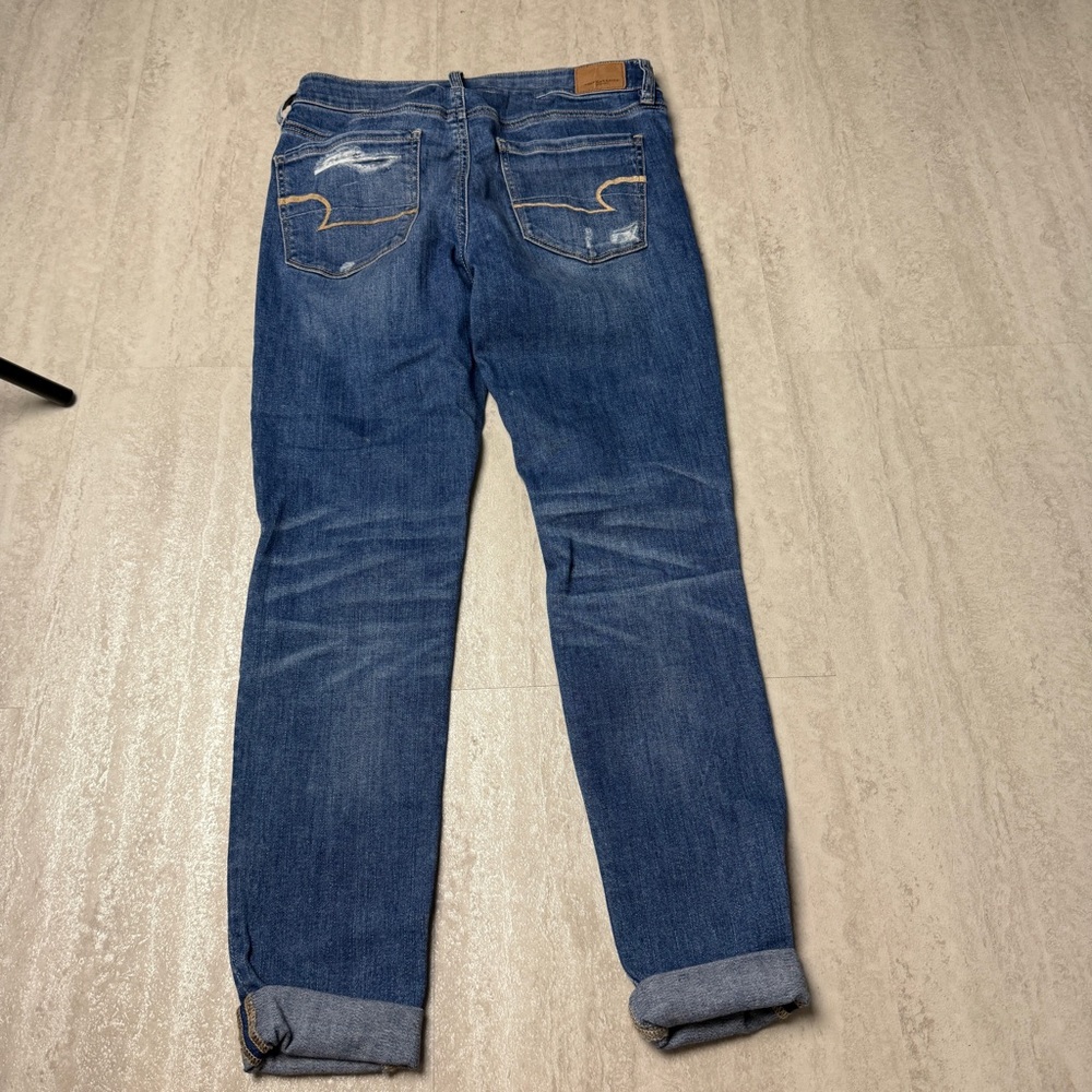 American Eagle jeans hi rise jegging distressed size 6 - Picture 8 of 10